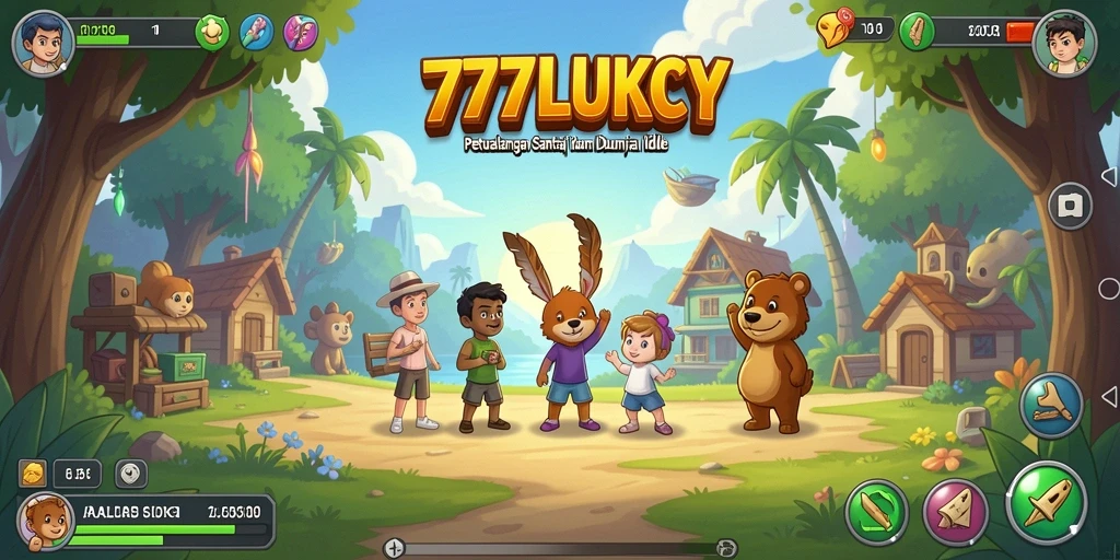 Screenshot gameplay <strong>777LUKCY</strong> yang menggambarkan keseruan permainan Idle.