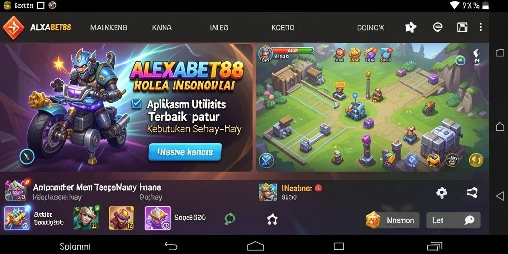Tampilan antarmuka ALEXABET88 yang intuitif dan mudah digunakan.