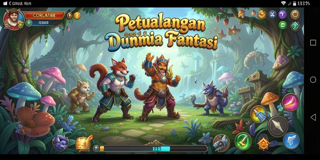 Tampilan gameplay CORLA188 yang penuh aksi dan petualangan.