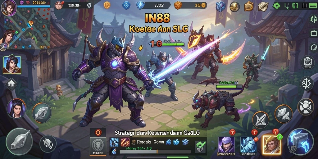 Tangkapan layar dari gameplay IN88 menunjukkan pertempuran yang mendebarkan.