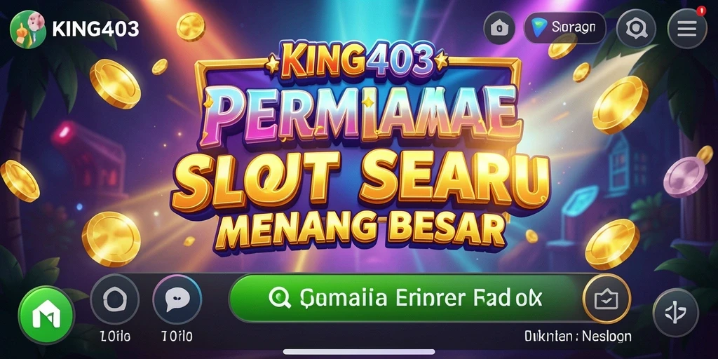Tampilan menarik dari gameplay Slot KING403 yang mendebarkan.