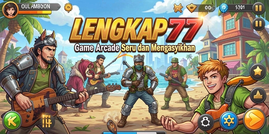 Tampilan gameplay seru dan menantang di LENGKAP777.