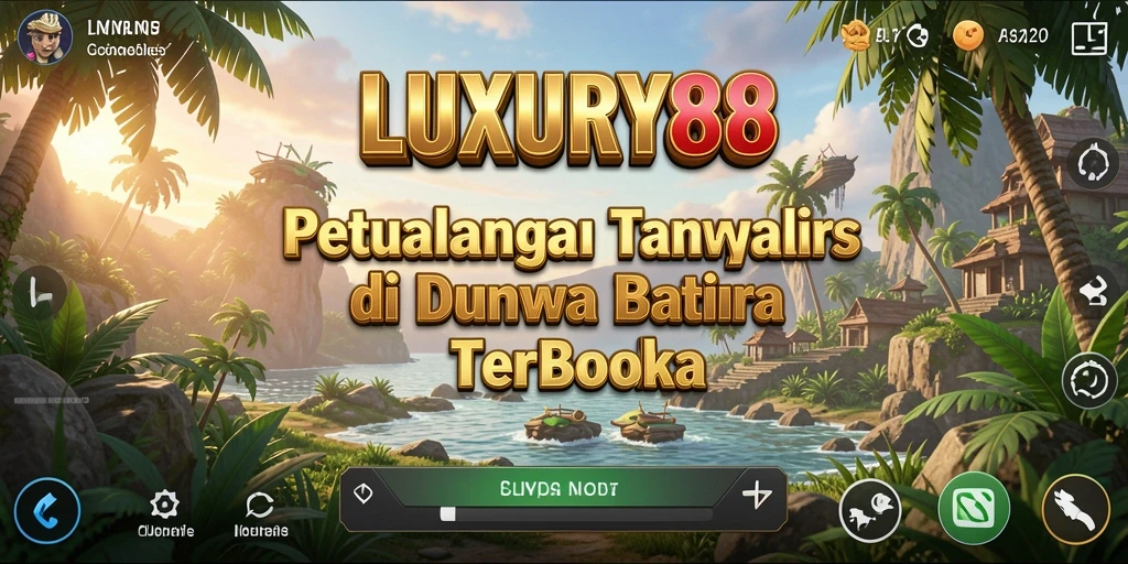 Screenshot gameplay LUXURY88 menampilkan petualangan seru di dunia terbuka.
