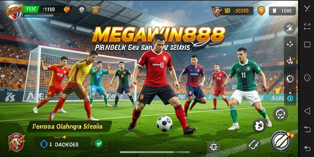 Tampilan seru gameplay olahraga dari MEGAWIN888.