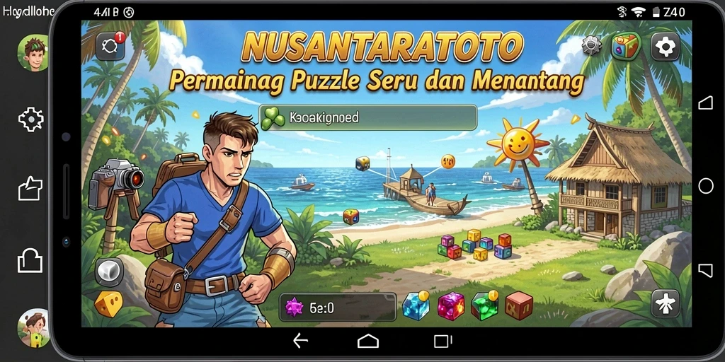 Tampilan gameplay NUSANTARATOTO yang menyenangkan dan menantang.