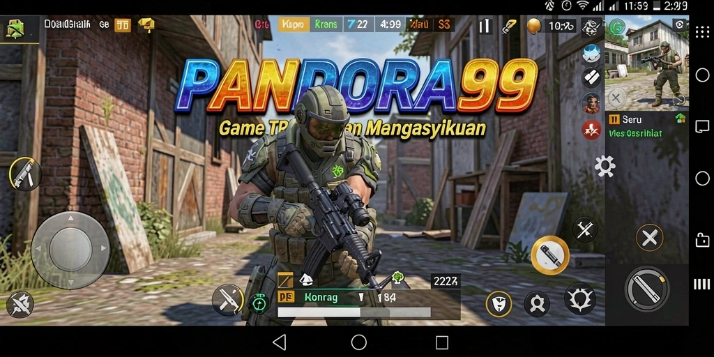 Screenshot gameplay PANDORA99 yang menampilkan aksi seru dalam TPS.