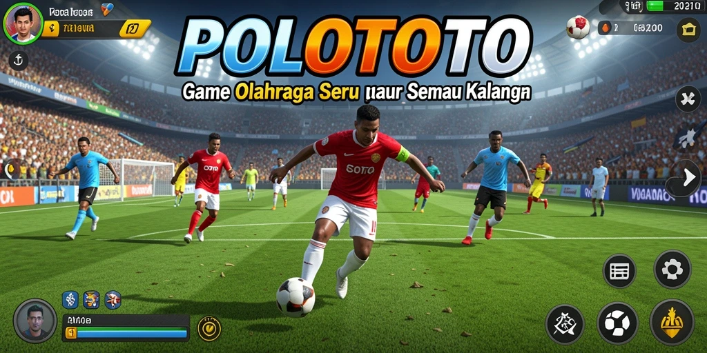 Tampilan gameplay POLOTOTO yang menarik dan seru.