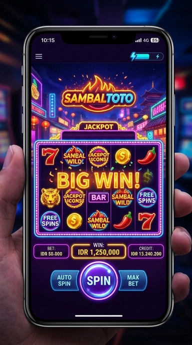 Proses pengunduhan aplikasi di sambaltoto yang cepat dan mudah.